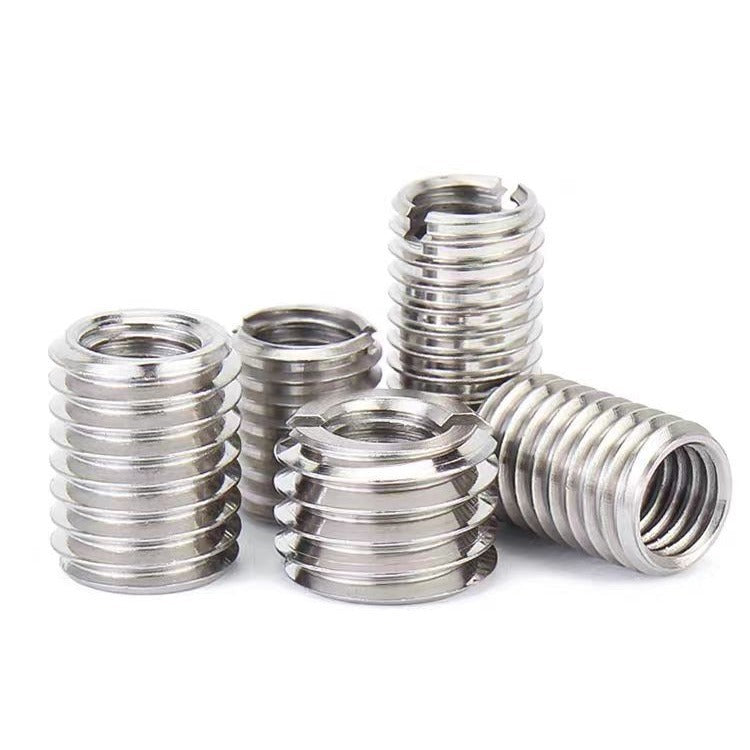 304 Stainless Steel Inner & Outer Tooth Nut Thread Conversion Reducing Nut Repair Wire Sleeve for Thread Conversion & Equipment Repair