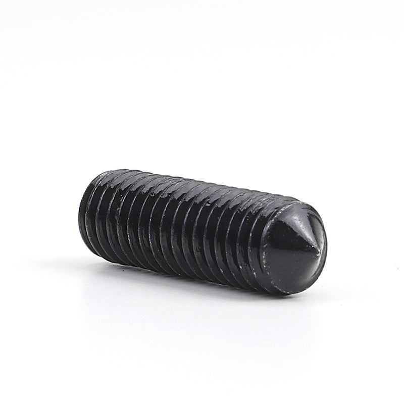 M3/M4/M5/M6/M8 304 stainless steel Black-plated zinc inner hexagonal tip rice screw black setting machine rice for Equipment Fixing & Assembly