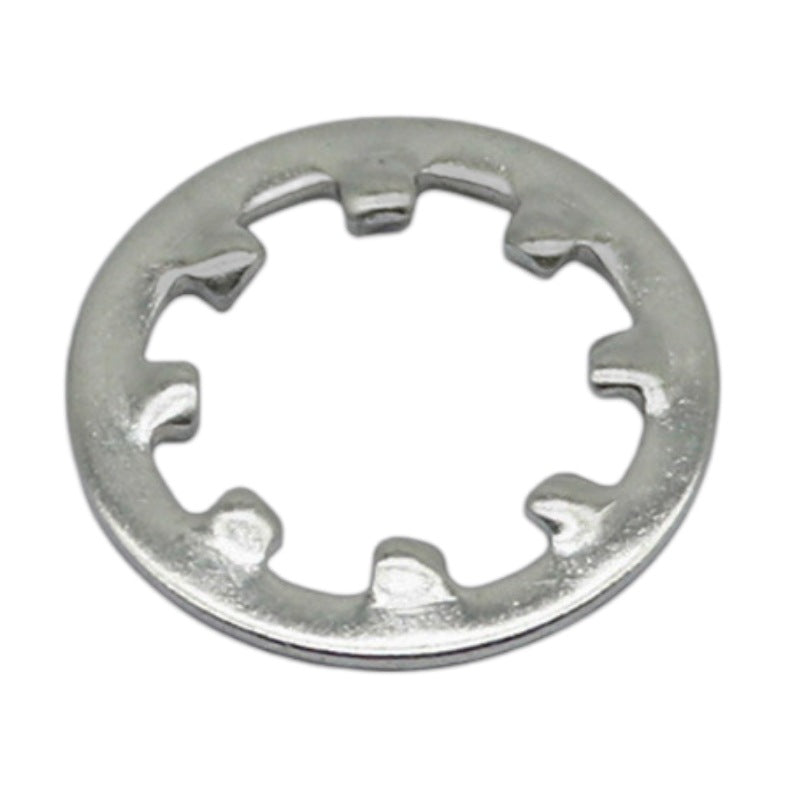 M4/M6/M10 304 Stainless Steel Locking Gasket Washer Tooth Profile Retreat Stop Flat Washer Anti-Loose Anti-Slip Gasket for Construction & Furniture Fastening
