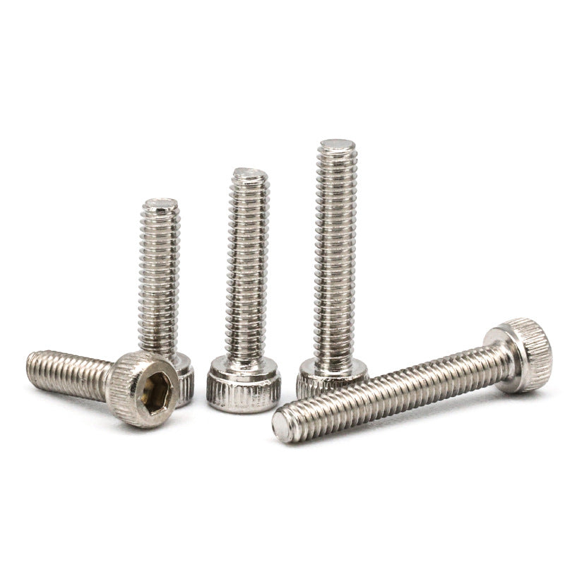 M3-M8 Galvanized Smooth Cup Head Hex Socket Bolts Half Thread Cylindrical Head Fasteners for Home & Industrial Use