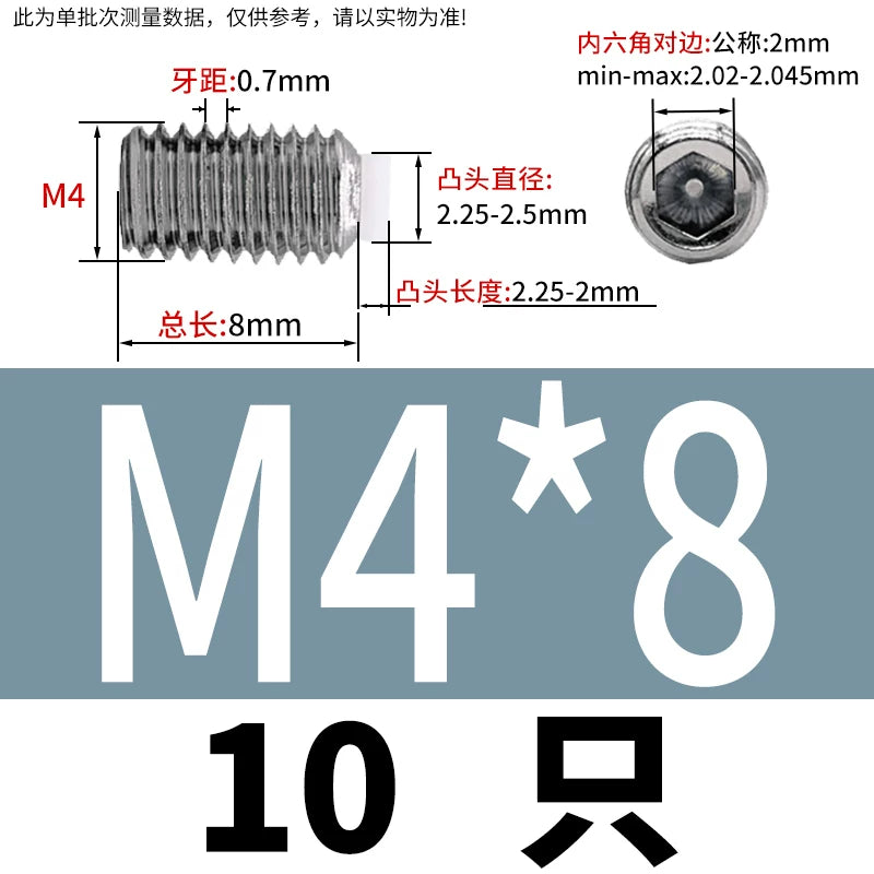 POM/Nylon Rubber Head Plunger 304 Stainless Steel Buffer Stop Screw M2-M10