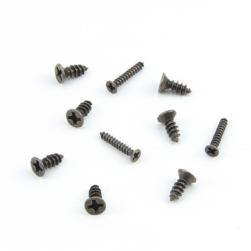 M2 M2.3 M2.6 Bronze-Plated Countersunk Flat Head Cross Self-Tapping Screws  for Woodworking Furniture Assembly DIY Craft Decor Hardware Fixing