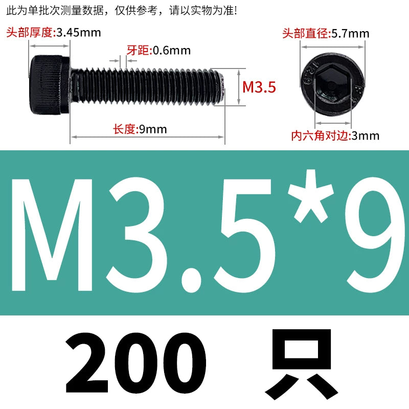 DIN912  M1.4-M16 Grade 12.9 Cup Head Hexagon Screw Full Thread Cylindrical Knurled Head Metric Screw