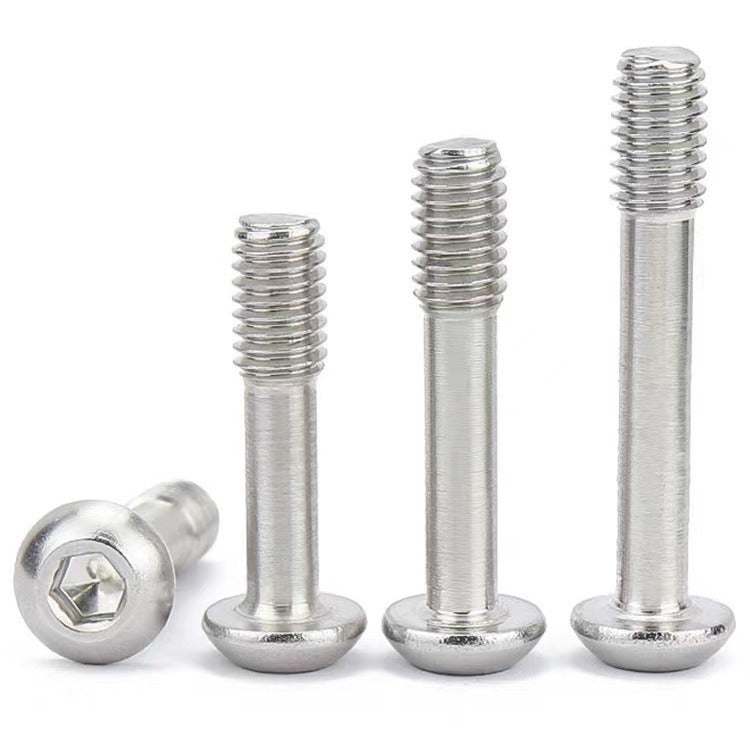 M2   304 stainless steel pan head inner hexagon loose screw semi-round head non-falling screw anti-falling half tooth bolt for Electronics & Small Devices