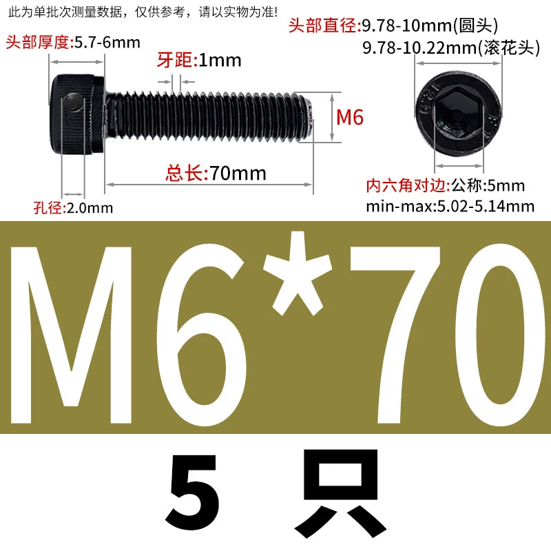 DIN912 12.9 Grade Screw Hex Socket Head Lead Seal Anti-Fall Screw with Safety Hole & Side Hole