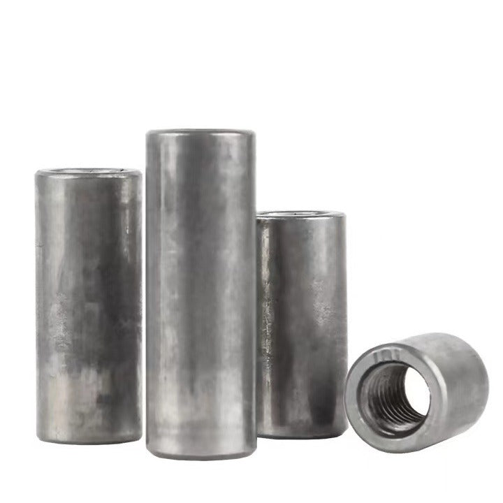 M5 M6 M8 M10 Iron Round Nut Extended Round Sleeve Nut Welded Connecting Rod Cap Cylindrical Nut for Machinery and Hardware