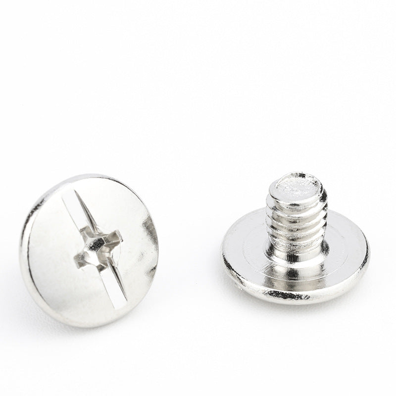 M2/M3/M4 304 stainless steel eleven-character round head male and female rivets child and female account nails round head letter screws for Leather Goods & Hardware