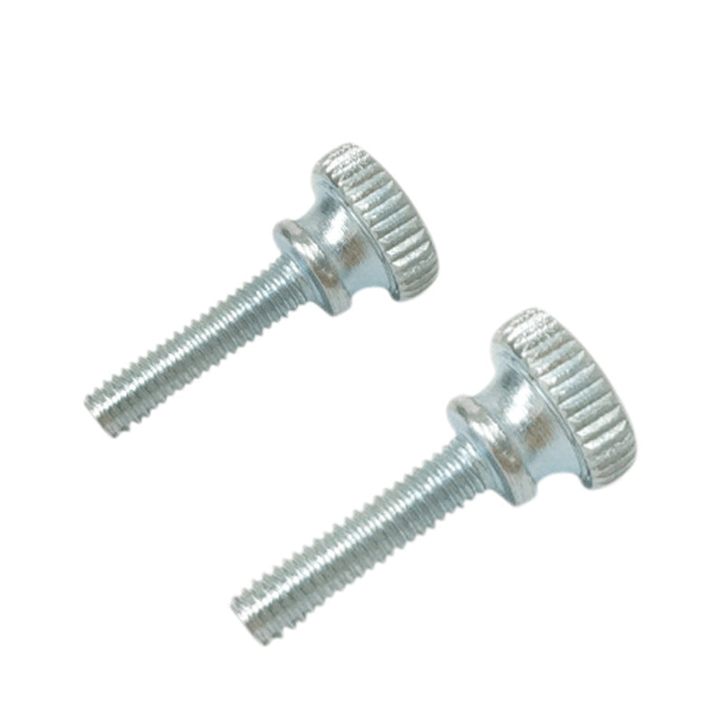 GB834 M3/M4 Blue and white zinc hand screw high head knurled screw large flat head hand tight hand screw step screw for DIY & Equipment Adjustment