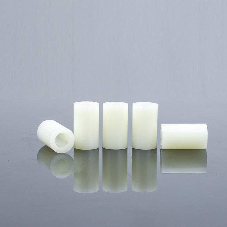M3 M4  ABS White Nylon Round Spacers Hollow Through Hole Standoff Pillars for PCB & Machinery