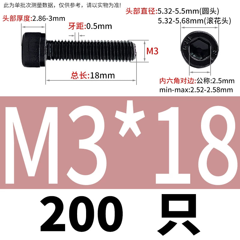 DIN912  M1.4-M16 Grade 12.9 Cup Head Hexagon Screw Full Thread Cylindrical Knurled Head Metric Screw