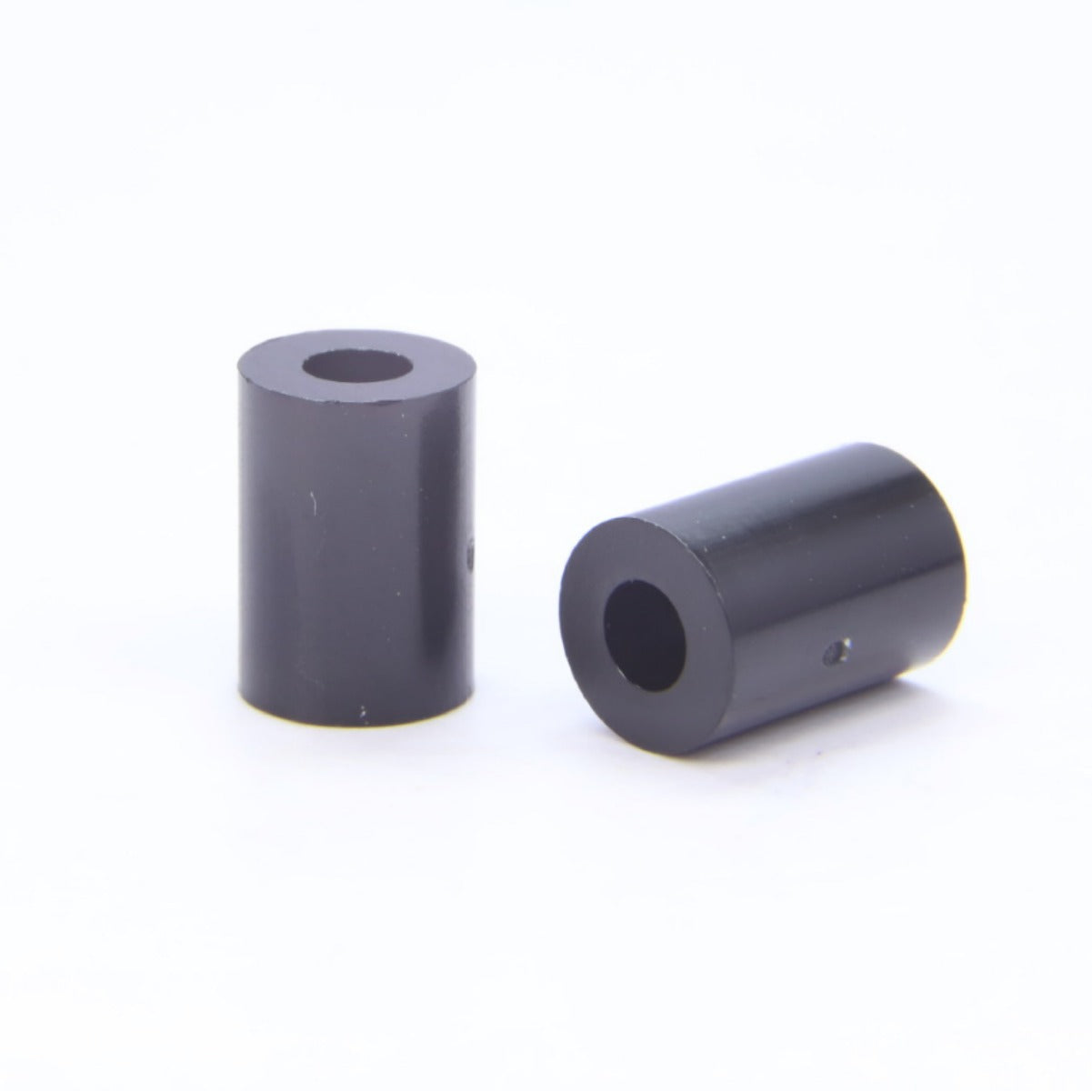 2/3/4/5/6MM Black ABS Plastic Isolation Column Round Hollow Isolation Column Casing Round Hole Through Spacer Column for Circuit Board Support & Electronic Assembly