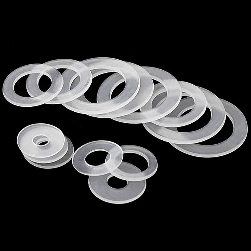 M5/M8/M10 White nylon thin gasket insulation wear-resistant flat gasket  plastic round gasket