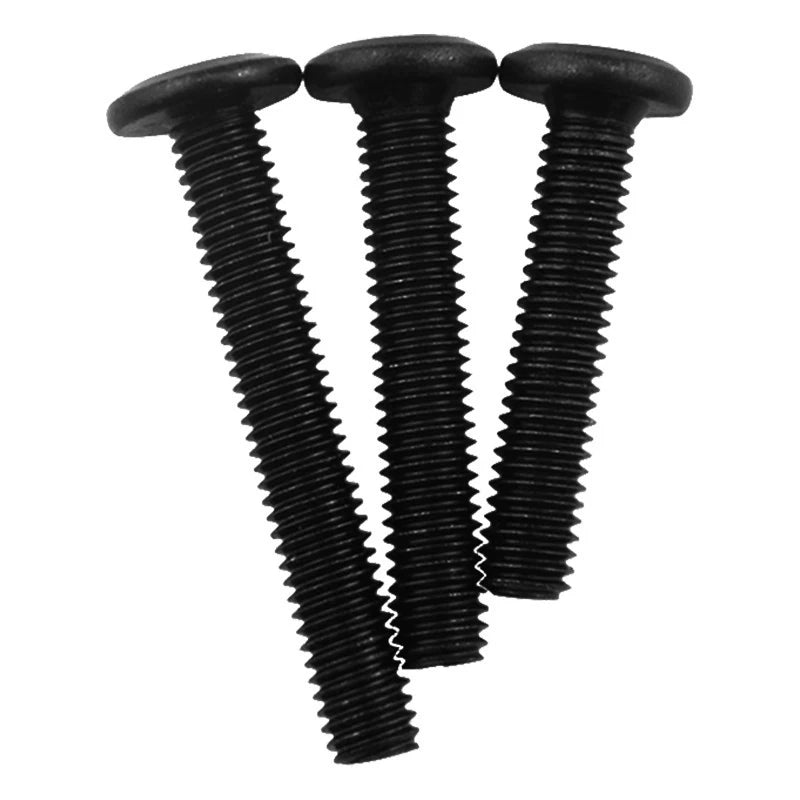 Black Torx Flat Head Furniture Screws & Sleeved Nut Set | 304 Stainless Steel | M3 M4 M5 M6 M8