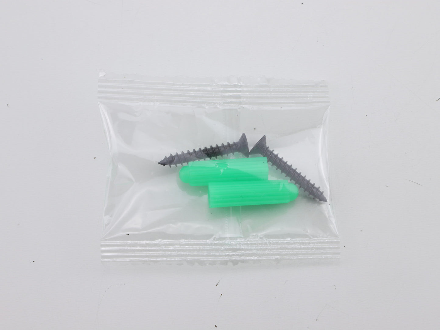M3.5 Green Plastic Expansion Screw Pack with Self Tapping Screws & Rubber Plugs for Wall Mounting/Cabinet Installation/Shelf Fixing/DIY Home Hardware Projects