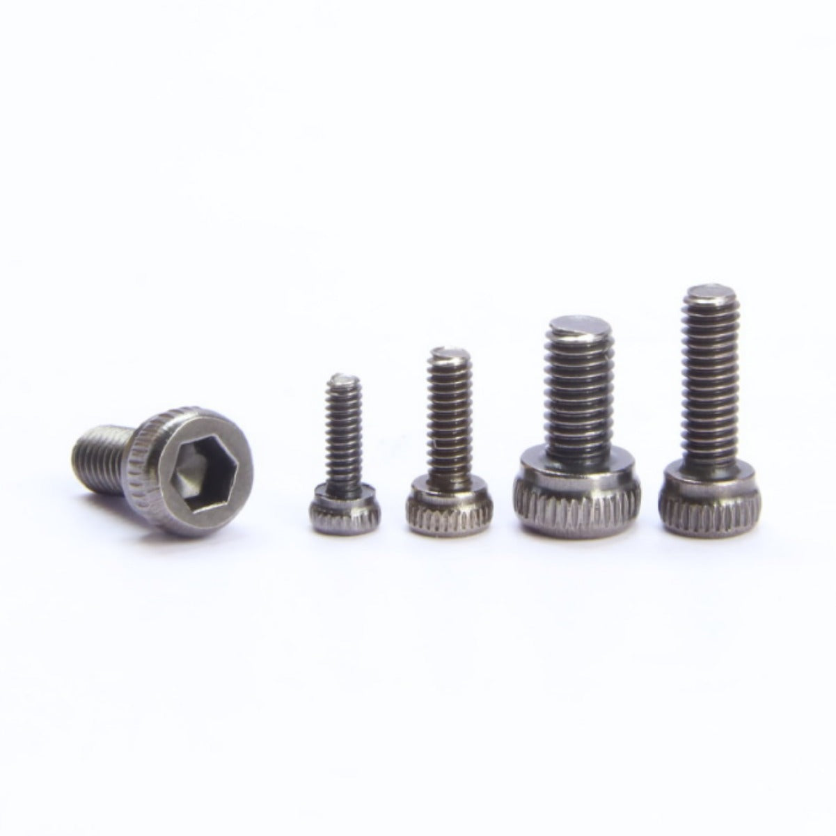 M1.6/M2/M4 Grade 12.9 High Strength Black Nickel-Plated Cup Head Hexagon Screws Cylinder Head Extended Bolts for Industrial Machinery