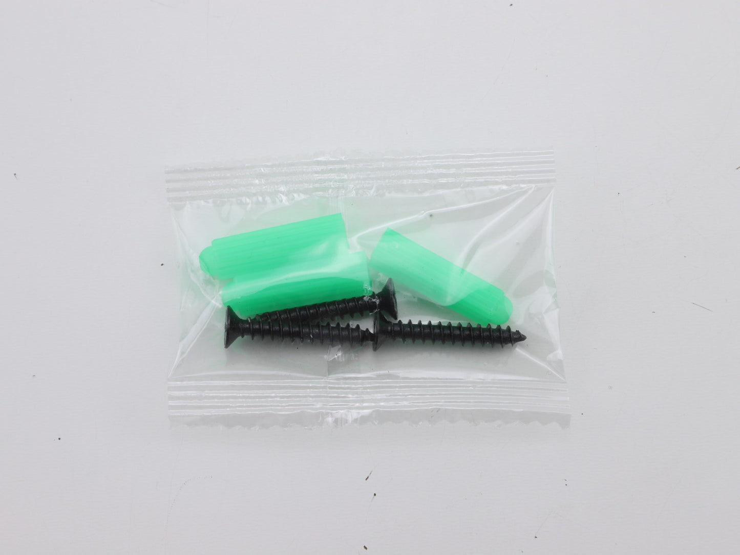 M3.5 Green Plastic Expansion Screw Pack with Self Tapping Screws & Rubber Plugs for Wall Mounting/Cabinet Installation/Shelf Fixing/DIY Home Hardware Projects