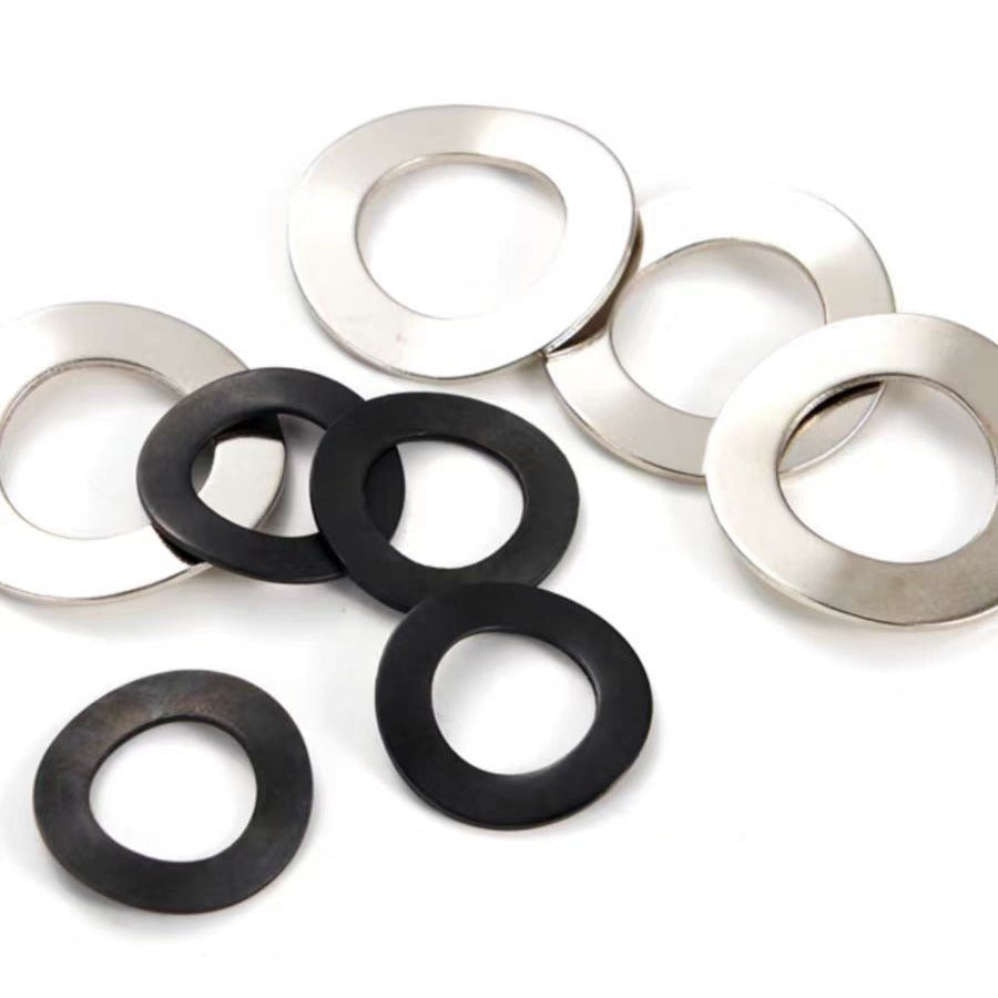 GB860 M2/M3/M4/M5 304 stainless steel saddle elastic gasket waveform saddle gasket iron black arc gasket for Industrial Machinery