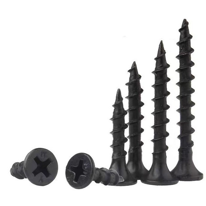 M4.2 Carbon steel black countersunk fast tooth wall panel nails Cross groove fast tooth self-tapping nails for Wall Panel Fixing & Construction