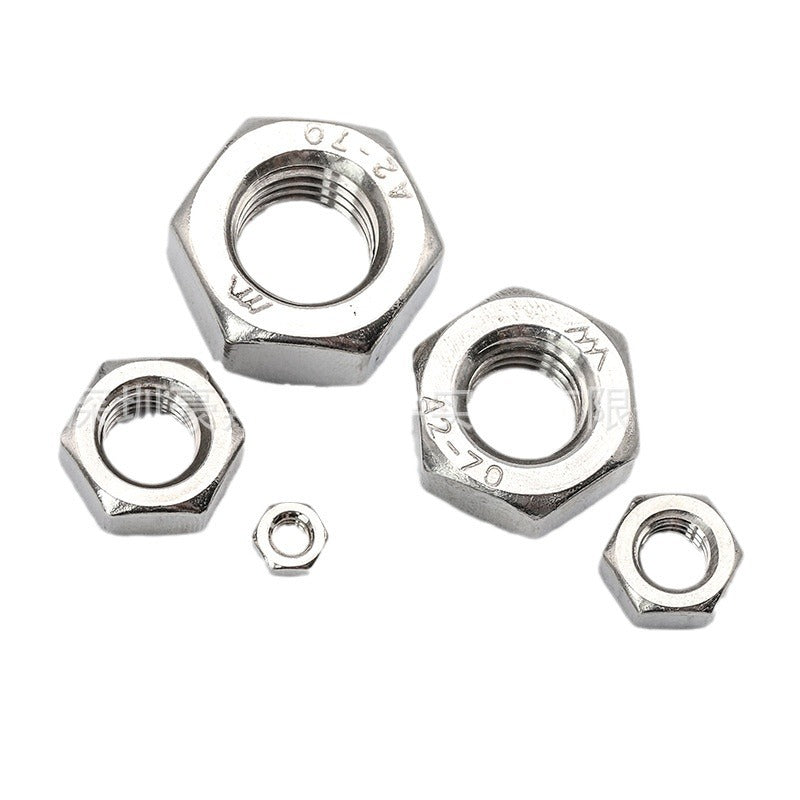 M4/M5/M6/M8 4.8 Grade Galvanized Hexagonal Nut – Anti-Thread Nut, Factory for Construction & Machinery