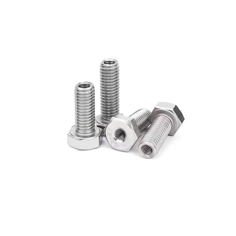M6/M8/M20 304 stainless steel outer hexagon hollow screw inner and outer teeth adapter bolt conversion screw nut  for Industrial Equipment & Repair