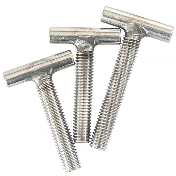 M4/M5/M6/M8/M10/M12/M14/M16 304 stainless steel T-shaped screw cylindrical welding T-shaped screw bolt  for Machinery & Equipment Assembly