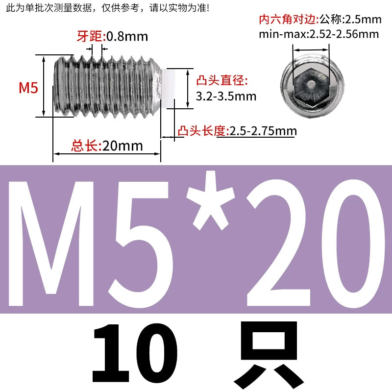 POM/Nylon Rubber Head Plunger 304 Stainless Steel Buffer Stop Screw M2-M10