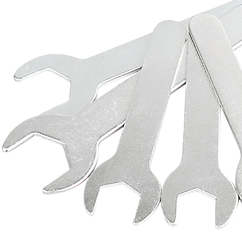 M4 M6 M8 Zinc Plated Ultra-Thin Single Head Open End Wrench for Small Assembly & Repair