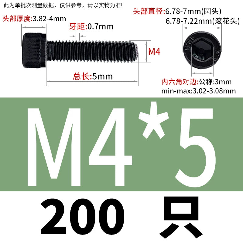DIN912  M1.4-M16 Grade 12.9 Cup Head Hexagon Screw Full Thread Cylindrical Knurled Head Metric Screw