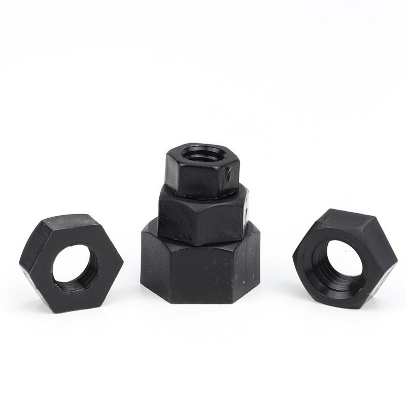 M2/M2.5/M3/M6/M8 Black Nylon Nut Plastic Hexagon Nut Cap Plastic Outer Hexagon Cap  for Furniture & Machinery Fastening