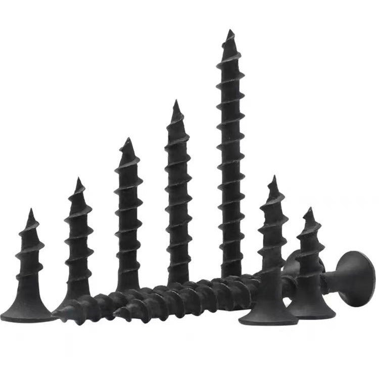 M4.2 Carbon steel black countersunk fast tooth wall panel nails Cross groove fast tooth self-tapping nails for Wall Panel Fixing & Construction
