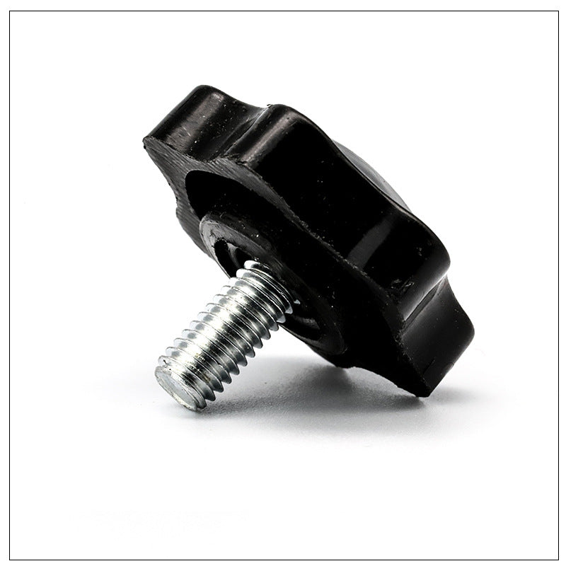 M4/M6 304 stainless steel plastic plum blossom hand screw plastic six-star handle plastic plum blossom handle screw for Home & Workshop Repair