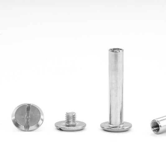 3/4/5 304 stainless steel one word mother rivet pair lock mother screw letter I-shaped nail mother and child nail ledger nail  for Ledger, Album & Bookbinding