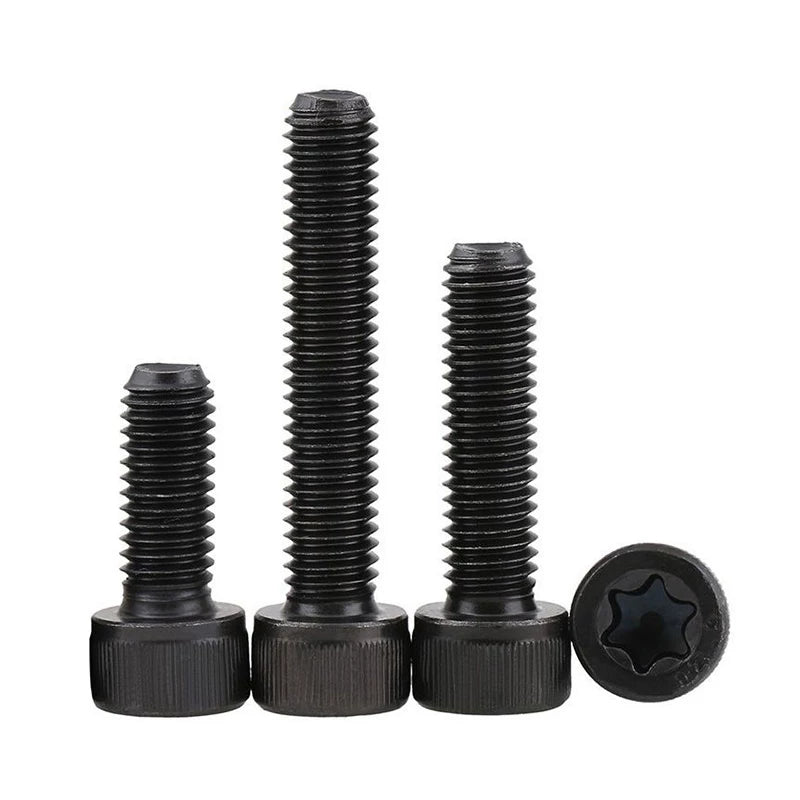 12.9 Grade Alloy Steel ISO 14579 Torx Socket Head Cap Screws Knurled Full Thread Machine Screws M3-M10
