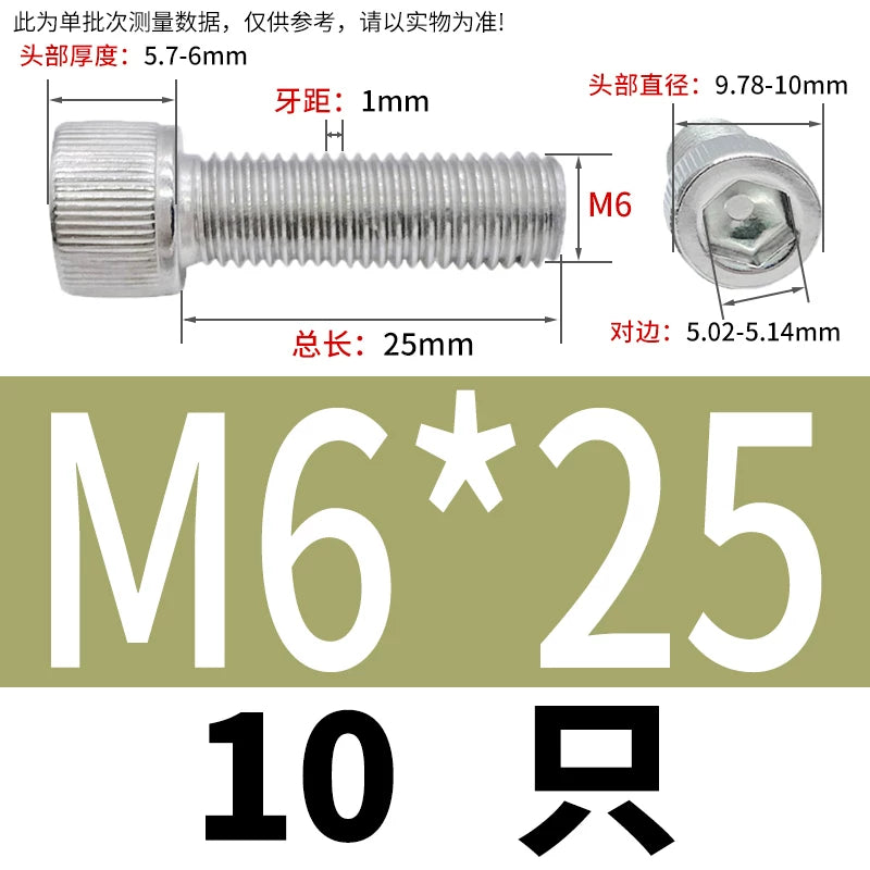 DIN912 2205/310S Hex Socket Screw Extra Long Knurled Cylindrical Cup Head Stainless Steel Bolt