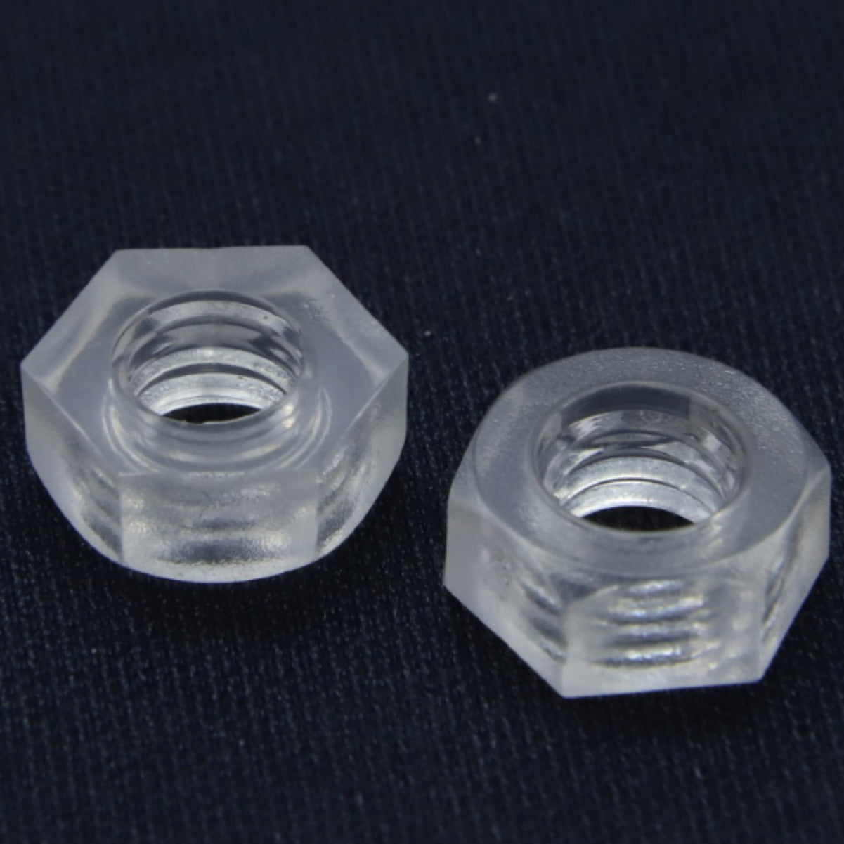M2/M3/M4/M10 PC Clear Nuts Plastic Hex Nuts Acrylic Plastic Screws Nuts for Display Cases & Decor