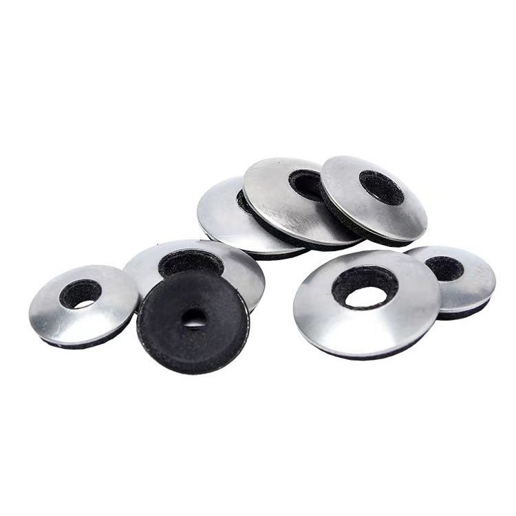 304 stainless steel composite gasket galvanized waterproof sealing gasket self-tapping gasket rubber drill wire gasket for Solar Mounting & Construction Projects