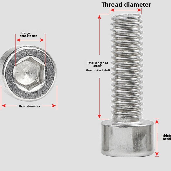 M2.5/M3/M4 Grade 12.9 Nickel Plated Hexagon Screws High Strength Cylinder Head Bolts Half Teeth Cup Head Screws  for Molds & Equipment