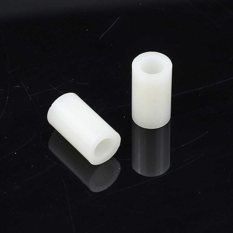 M3 M4  ABS White Nylon Round Spacers Hollow Through Hole Standoff Pillars for PCB & Machinery