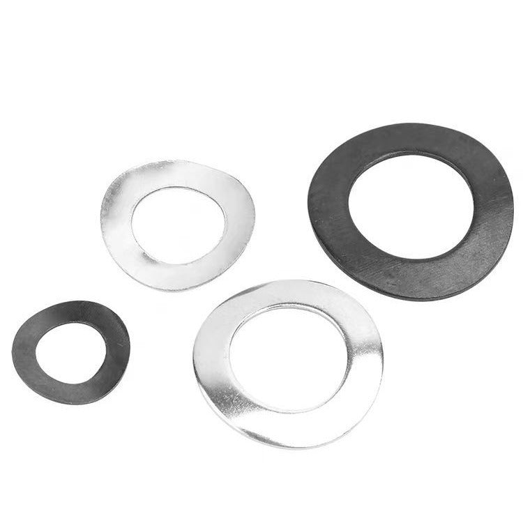 GB860 M2/M3/M4/M5 304 stainless steel saddle elastic gasket waveform saddle gasket iron black arc gasket for Industrial Machinery