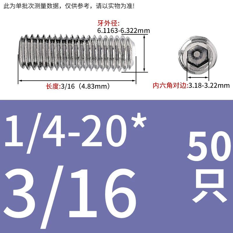 US Imperial UNC/UNF Set Screw Stainless Steel Hex Flat End Coarse Fine Thread Stop Fastener