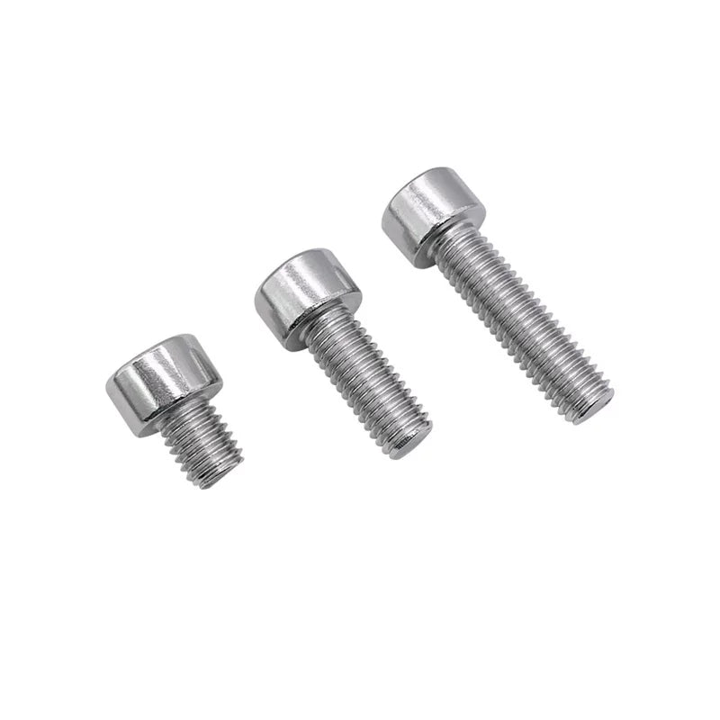 GB70.1 M2-M8 316 Stainless Steel Screw Hex Socket Cup/Cylindrical Head Fastener
