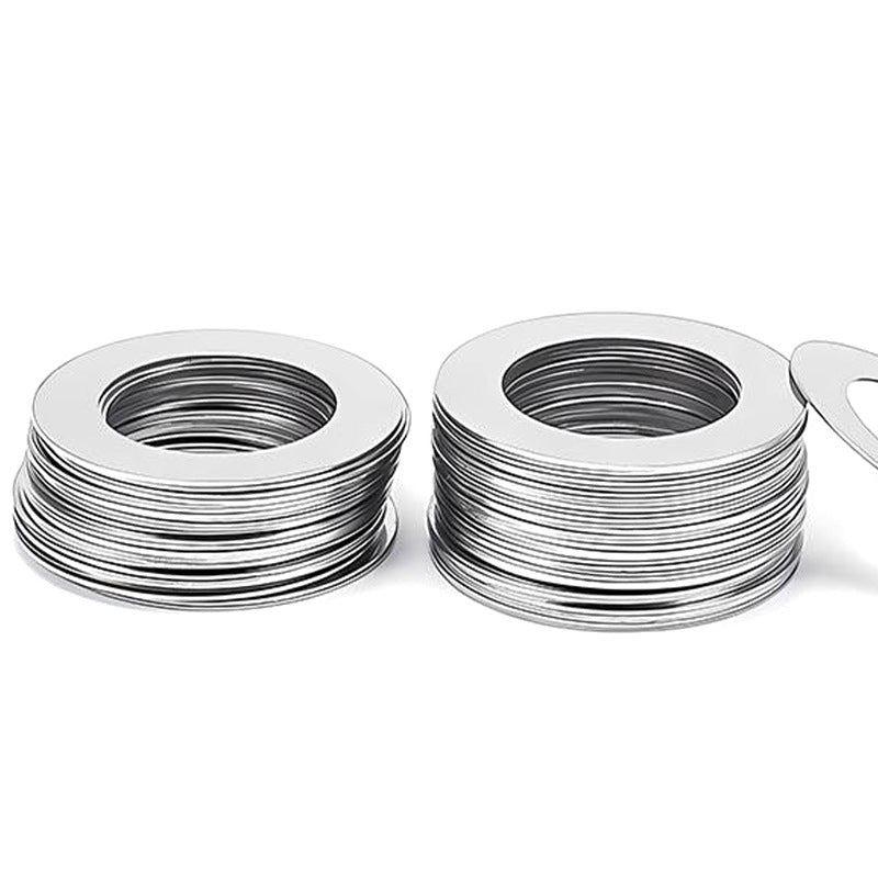 M4-M6-M12-M16 304 Stainless Steel Ultra-Thin Precision Gap Gaskets Metal Flat Thin Gaskets for Industrial Assembly & Mechanical Precision