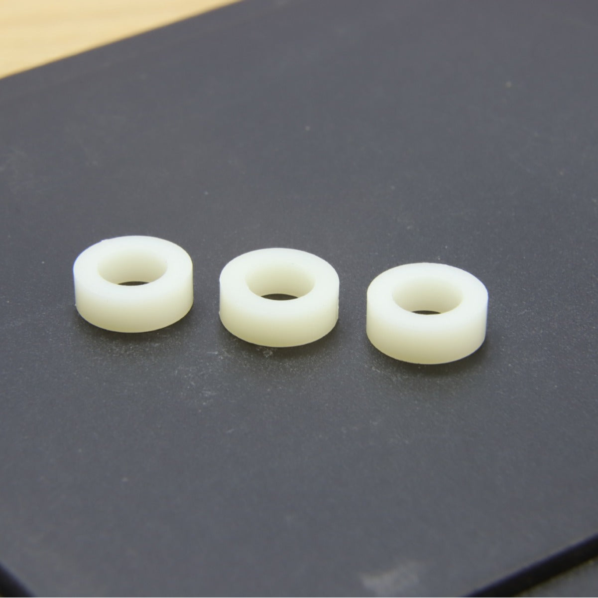 M2.8/M3/M4/M5.2 ABS White Nylon Isolation Column Through Hole Plastic Casing Hollow Through Column Support Column for Circuit Board Mounting