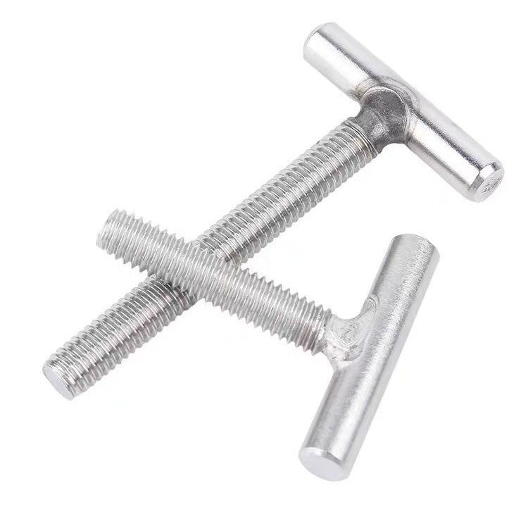 M4/M5/M6/M8/M10/M12/M14/M16 304 stainless steel T-shaped screw cylindrical welding T-shaped screw bolt  for Machinery & Equipment Assembly