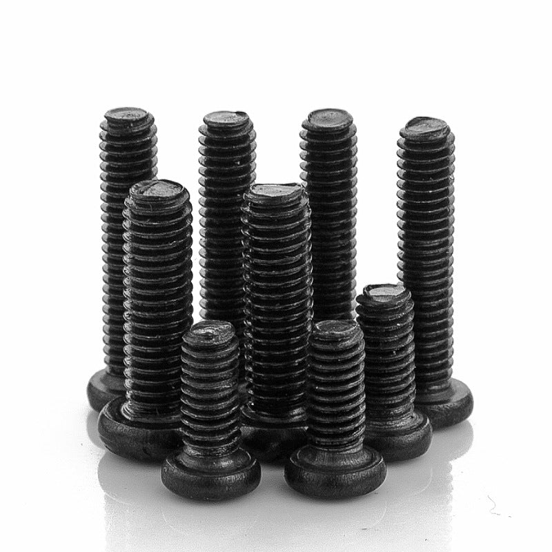 M2M2.5M3 Carbon Steel Blackening & Hardening Cross Pan Head Machine Screws for Precision Electronic Devices