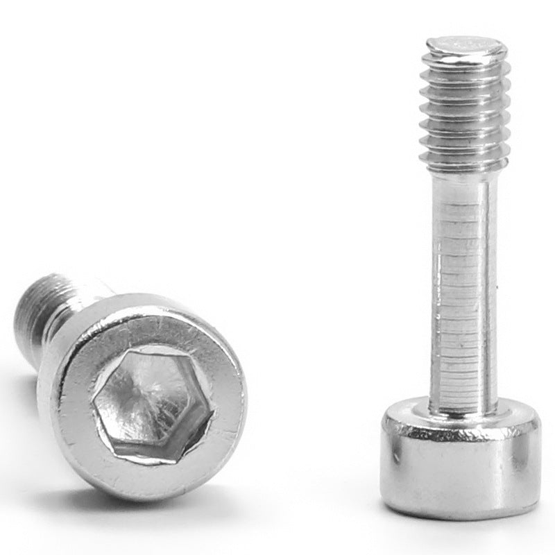 M3 304 stainless steel knurled cylindrical head inner hexagonal rubbing bolt unrubbed smooth surface cup head loose screw for Machinery & Home Assembly