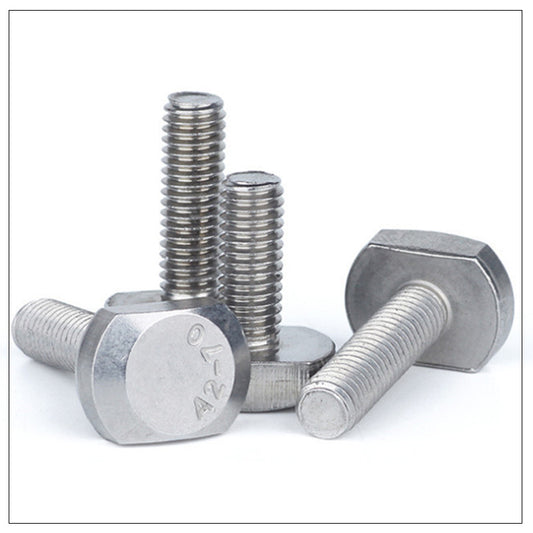 304 stainless steel t-bolt t-screw screw M5 | M6 | M8 national standard hardware aluminum groove screw GB37