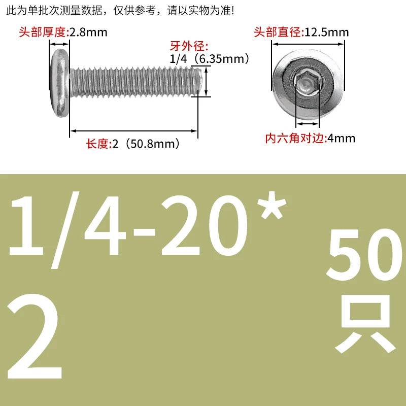 UNC 304 Stainless Steel Screw Nut Set US Imperial Hex Flat Head Chamfer Furniture Pair Lock Splint Fastener