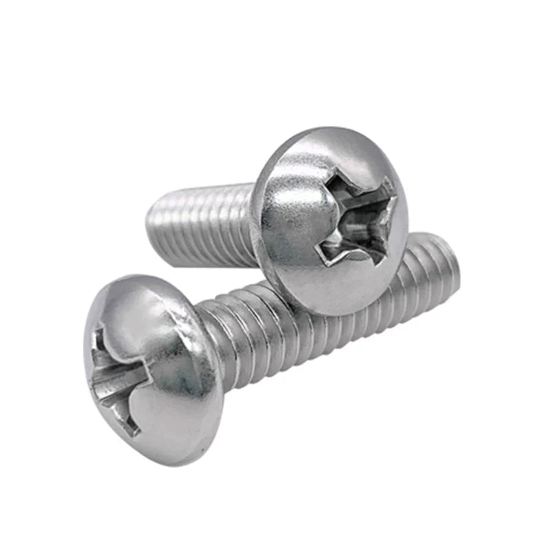 304/316 Stainless Steel Screw M2-M10 Phillips Pan Head Hollow Through-Hole Vacuum Exhaust Fastener