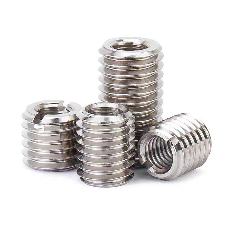 304 Stainless Steel Inner & Outer Tooth Nut Thread Conversion Reducing Nut Repair Wire Sleeve for Thread Conversion & Equipment Repair